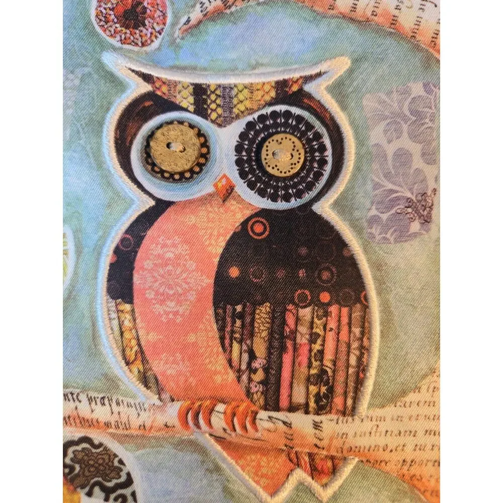 Bible Cover With Owl Daniel 12:3 Theme LORI SEIBERT Design 10”x7”x2”